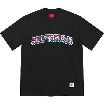 Black Supreme Block Arc S/S Top Sweaters | Supreme 299QZ